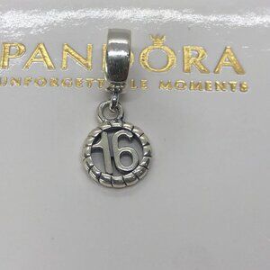 🌞📖Pandora 16TH Birthday Pendant Charm